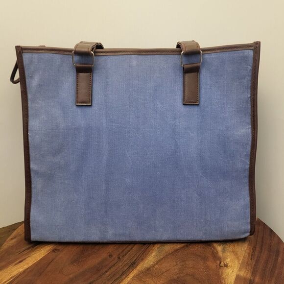 Bow-Wow Pet Carrier Large 15” x 12” x 8” Pets Up to 22lbs Blue Corduroy Unused - Picture 16 of 16